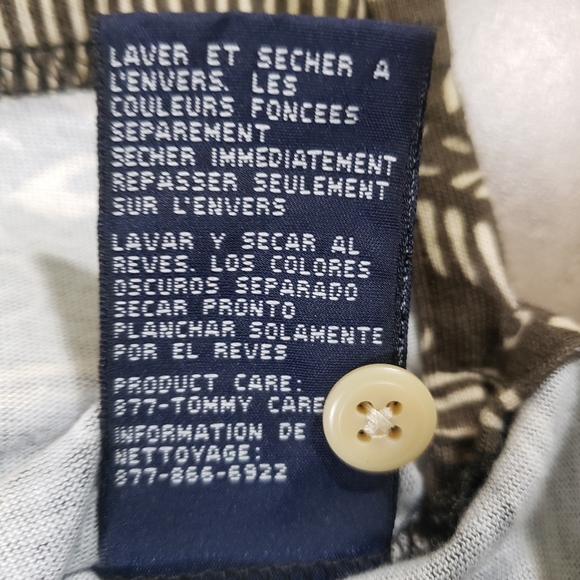 Tommy Hilfiger Brown Polo Shirt Large - Picture 7 of 11